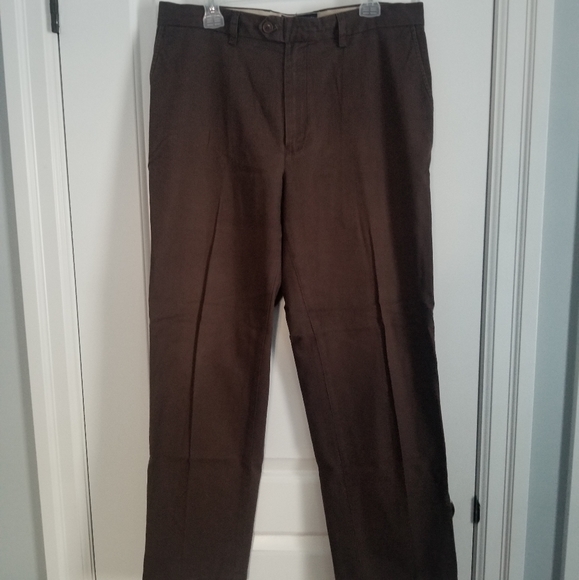 Brown Mens Dress Pants - Picture 2 of 4